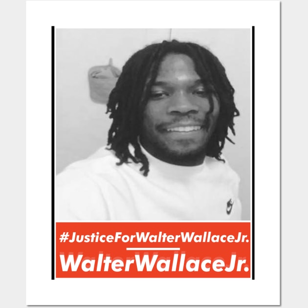 Justice for Walter Wallace Jr. Wall Art by VanTees